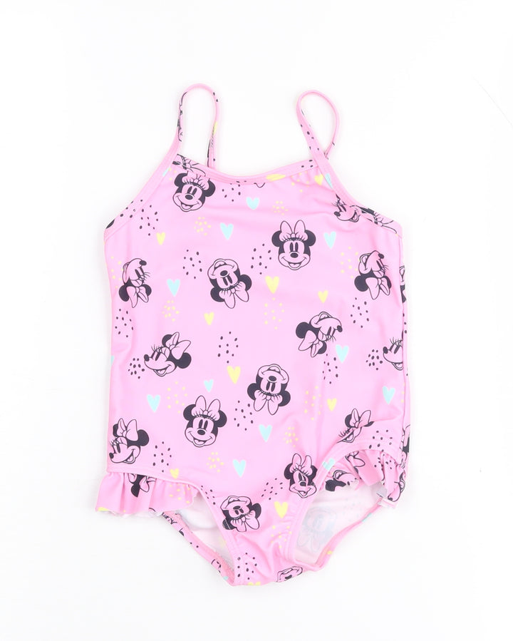 Disney Girls Pink One Piece Swimwear 2-3 Years