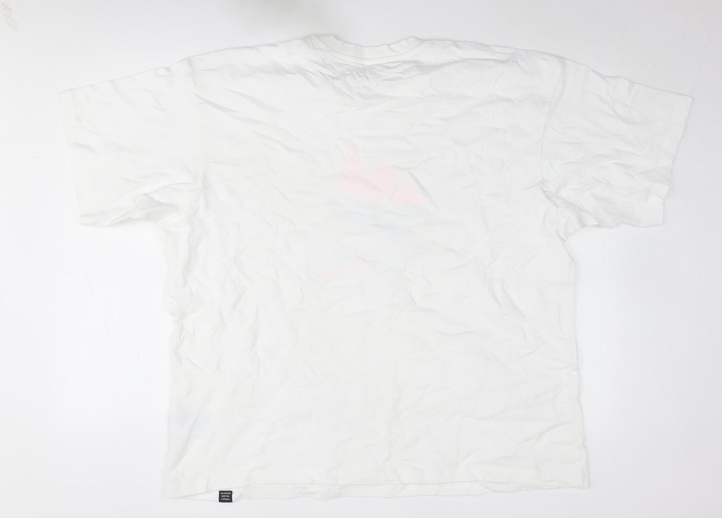 Adidas Men's White XL Graphic Print T-Shirt