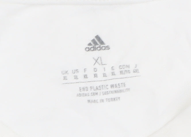 Adidas Men's White XL Graphic Print T-Shirt