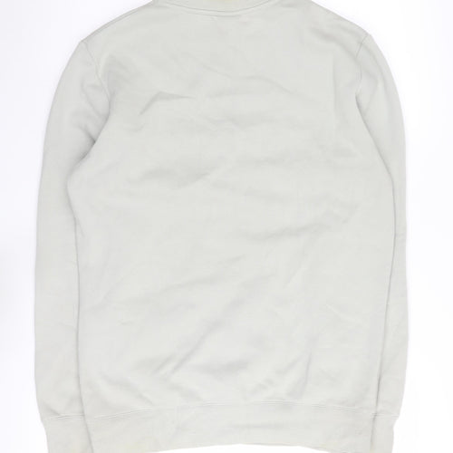 H&M Men's Beige Graphic Print Sweatshirt Pullover S