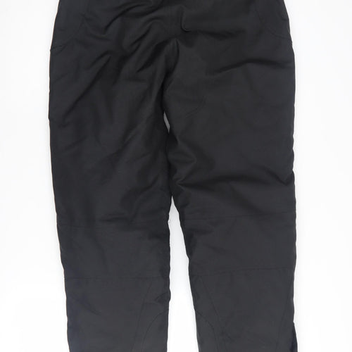 SWIFT Unisex Black S Snow Pants with Buckle Closure