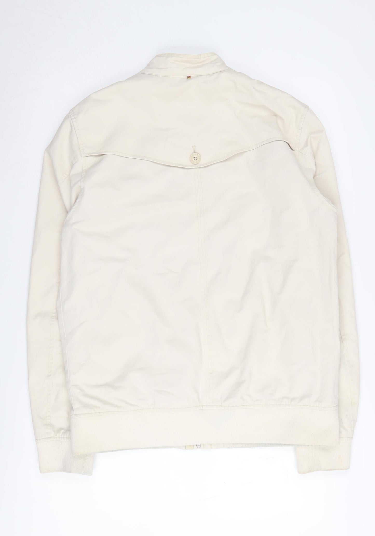 Pretty Green Men's Beige Bomber Jacket Size L