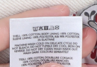 Pretty Green Men's Beige Bomber Jacket Size L