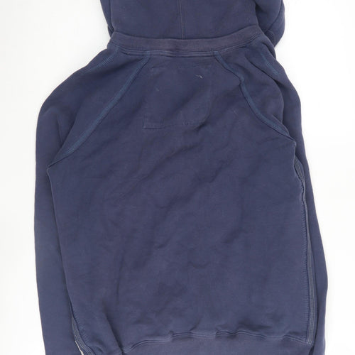Abercrombie & Fitch Men's Blue Pullover Hoodie, Size L