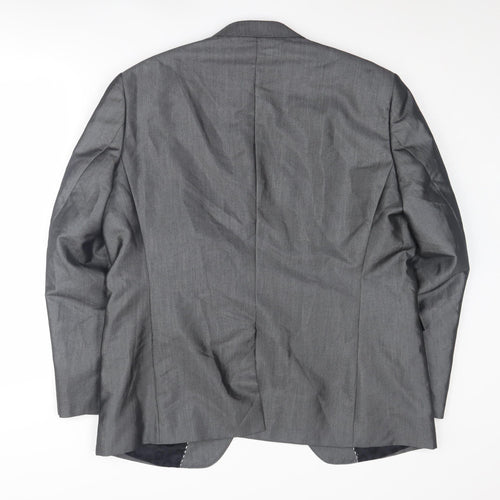 Milan Collection Grey Men's Blazer 44S Formal