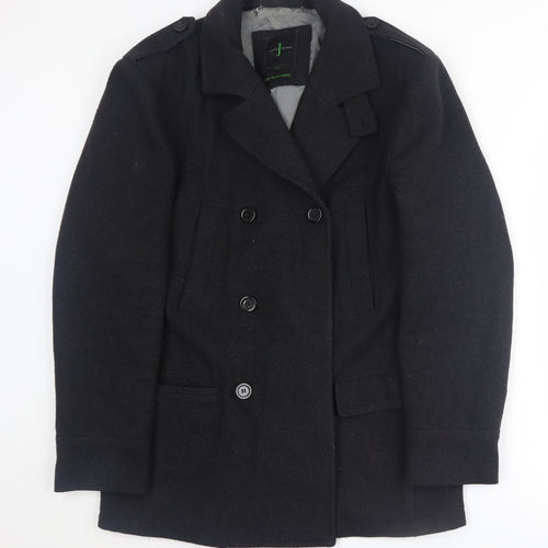 Jasper Conran Men's Black Medium Pea Coat