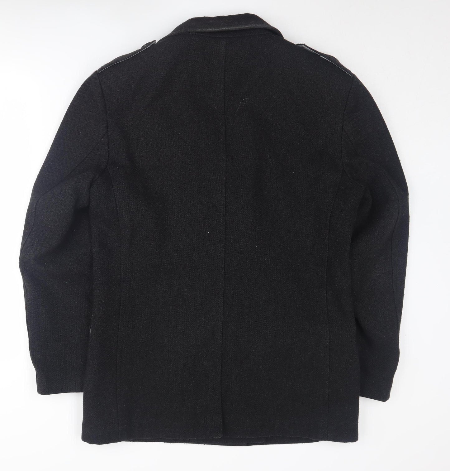 Jasper Conran Men's Black Medium Pea Coat