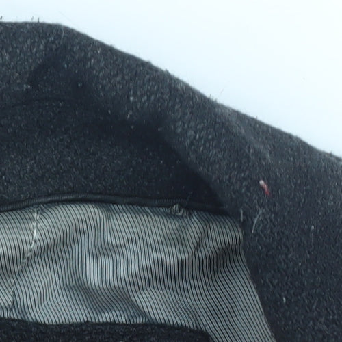 Jasper Conran Men's Black Medium Pea Coat