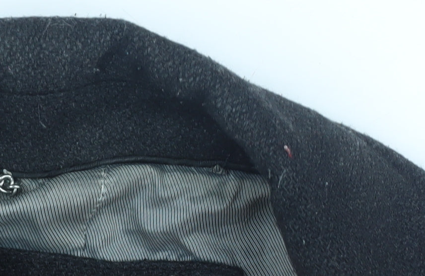 Jasper Conran Men's Black Medium Pea Coat