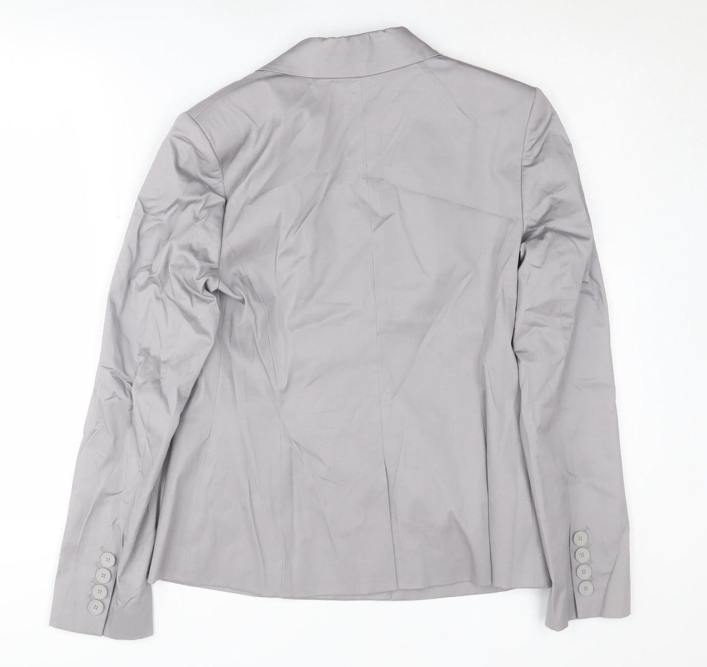 Oasis Women's Grey Blazer Size 12 Classic Fit Formal