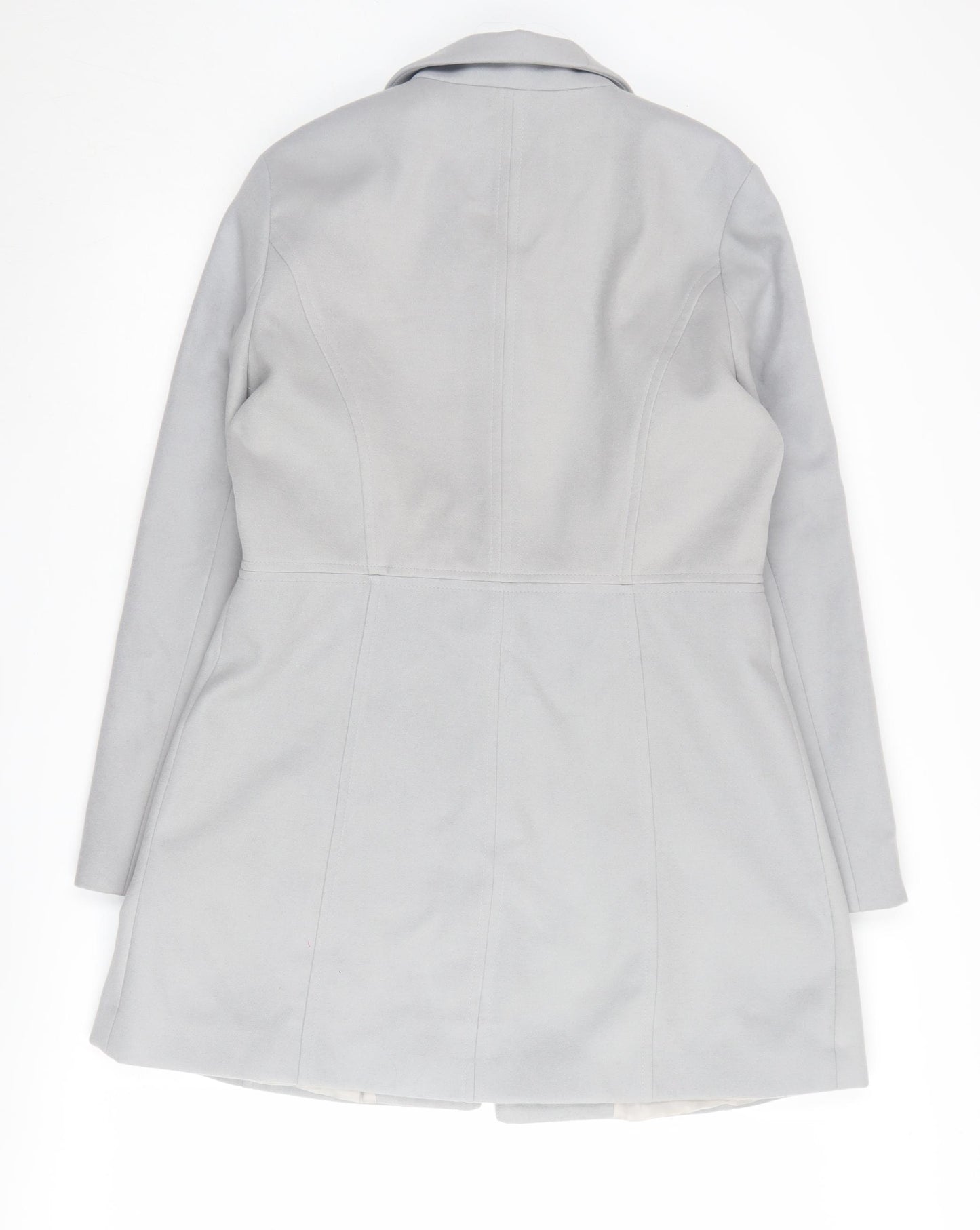 Oasis Women's Grey Overcoat Size L - Autumn Winter