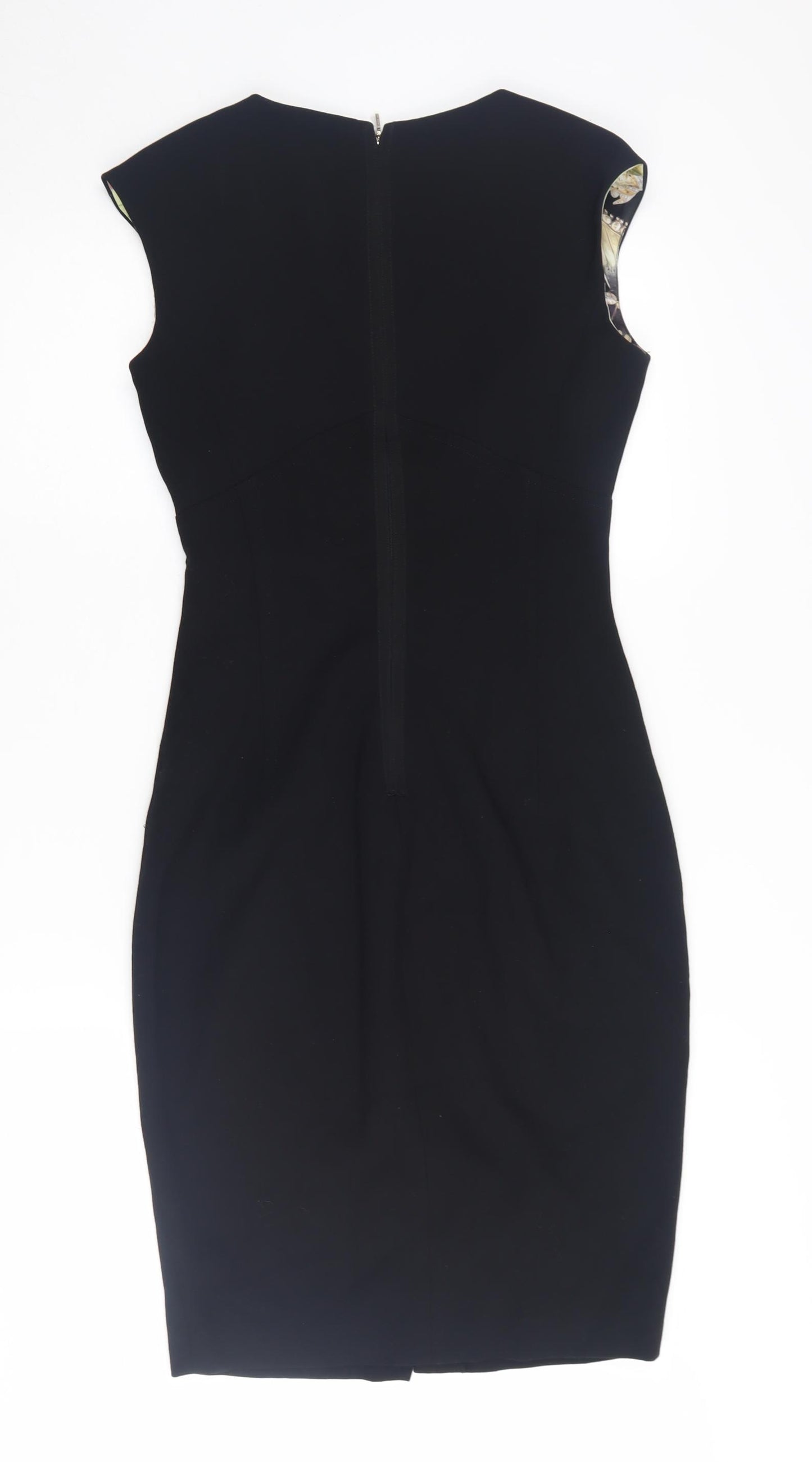Ted Baker Women's Black Pencil Dress, Size 0, Formal