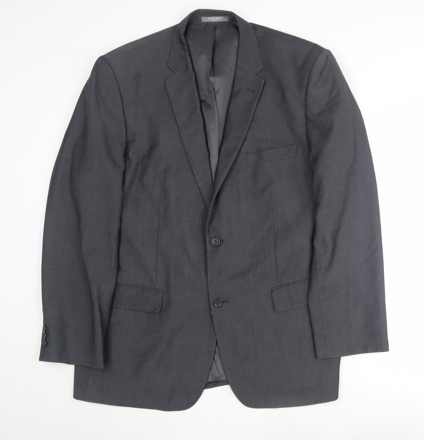 Jack Reid Men's Grey Suit Jacket 46 Regular Business