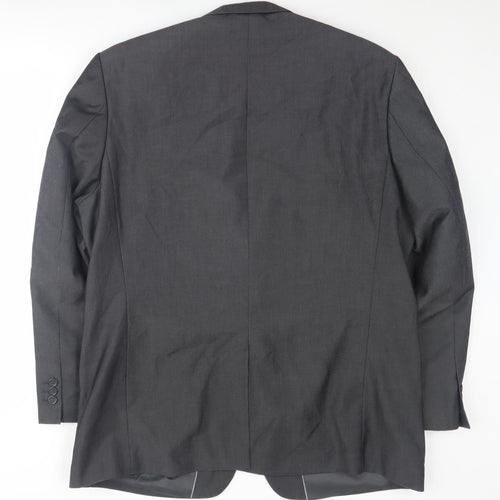 Jack Reid Men's Grey Suit Jacket 46 Regular Business