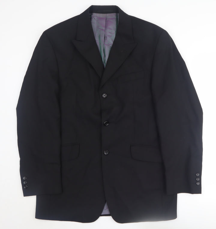 Karl Jackson Men's Black Suit Jacket 38 Regular