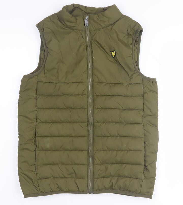 Lyle & Scott Boys Green Bodywarmer Jacket 12-13 Years