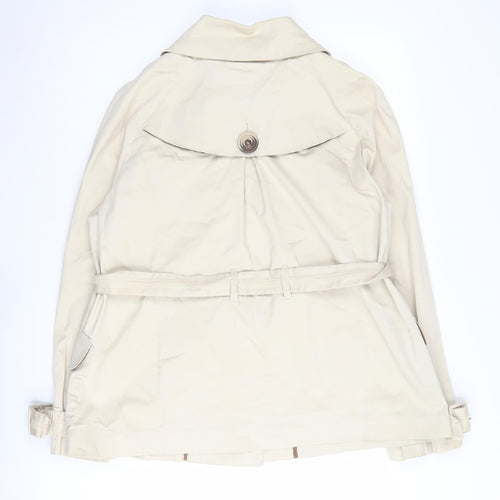 Next Women's Beige Trench Coat Size 18 Casual Wear