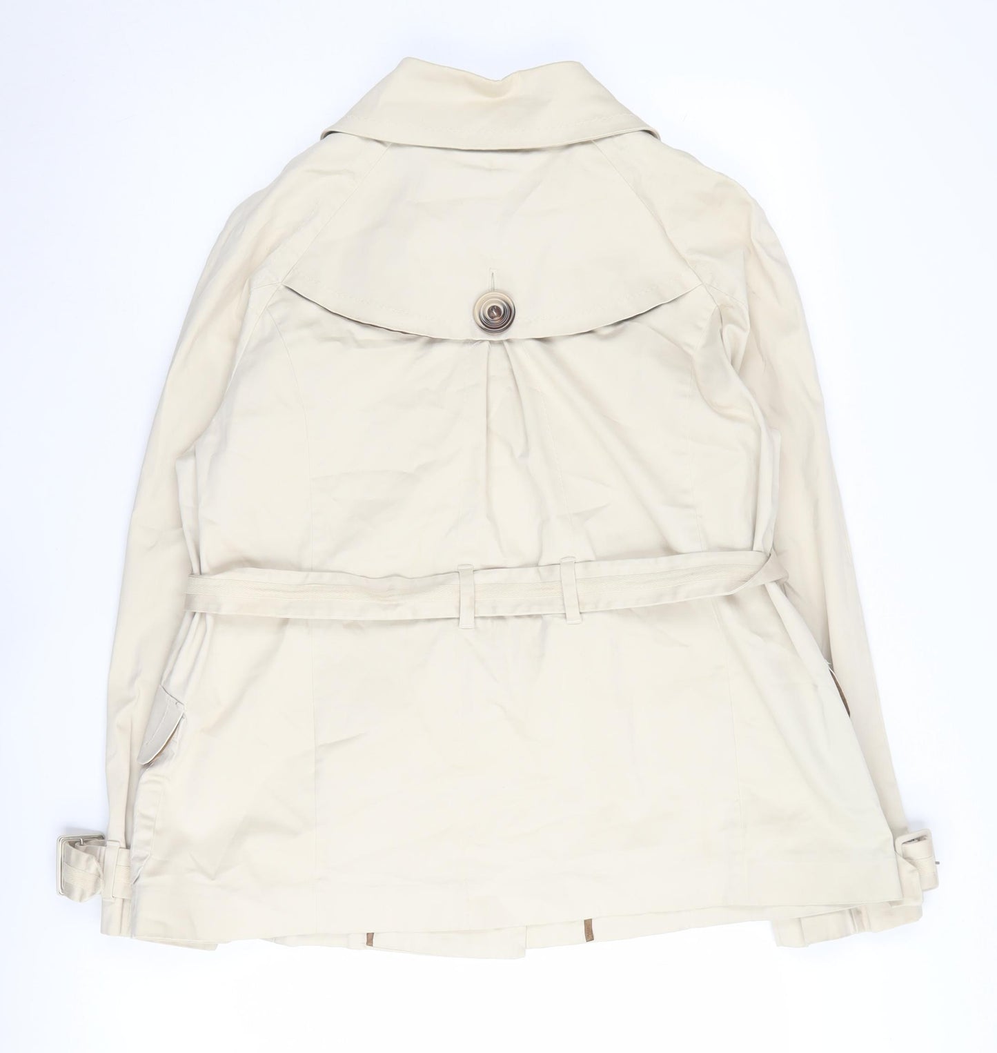 Next Women's Beige Trench Coat Size 18 Casual Wear
