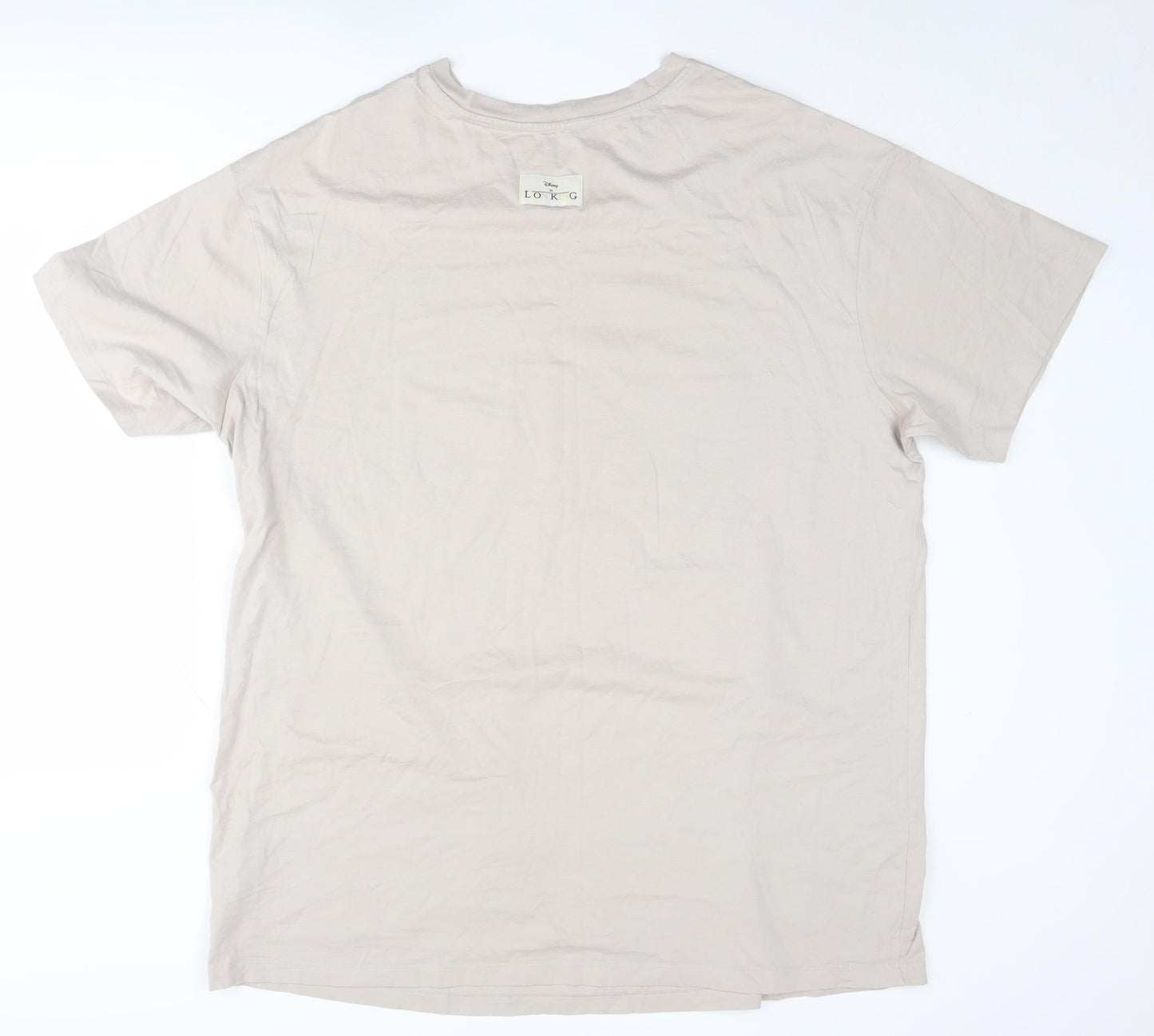 Disney Beige Lion King T-shirt Unisex L