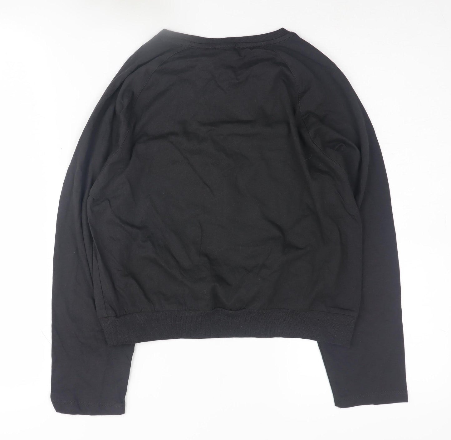 Zara Girls Black Long Sleeve Disney Mickey Mouse Pullover - Size 10