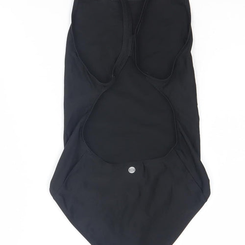 Adidas Girls Black One Piece Swimsuit 13-14Y Athletic
