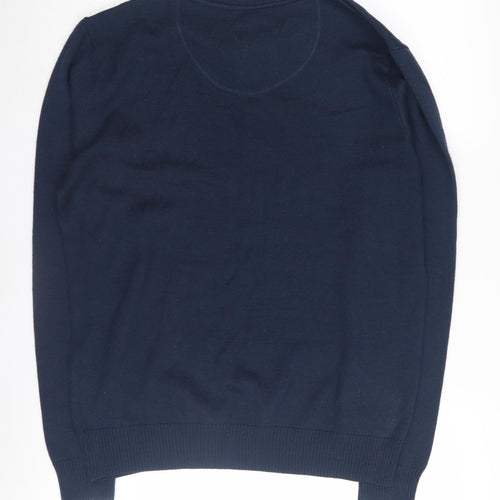 Foray Men's Blue Crew Neck Pullover Jumper L