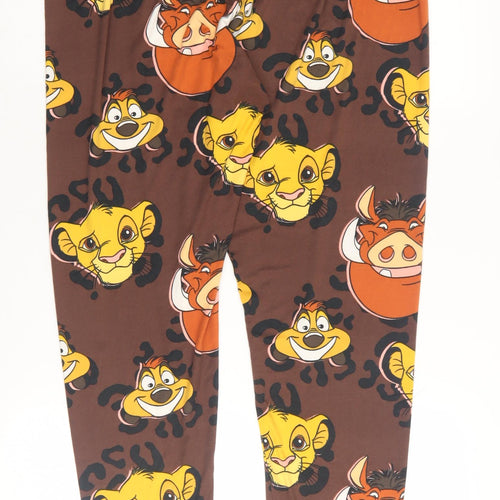 Disney The Lion King Women's Pyjama Pants, Brown, L