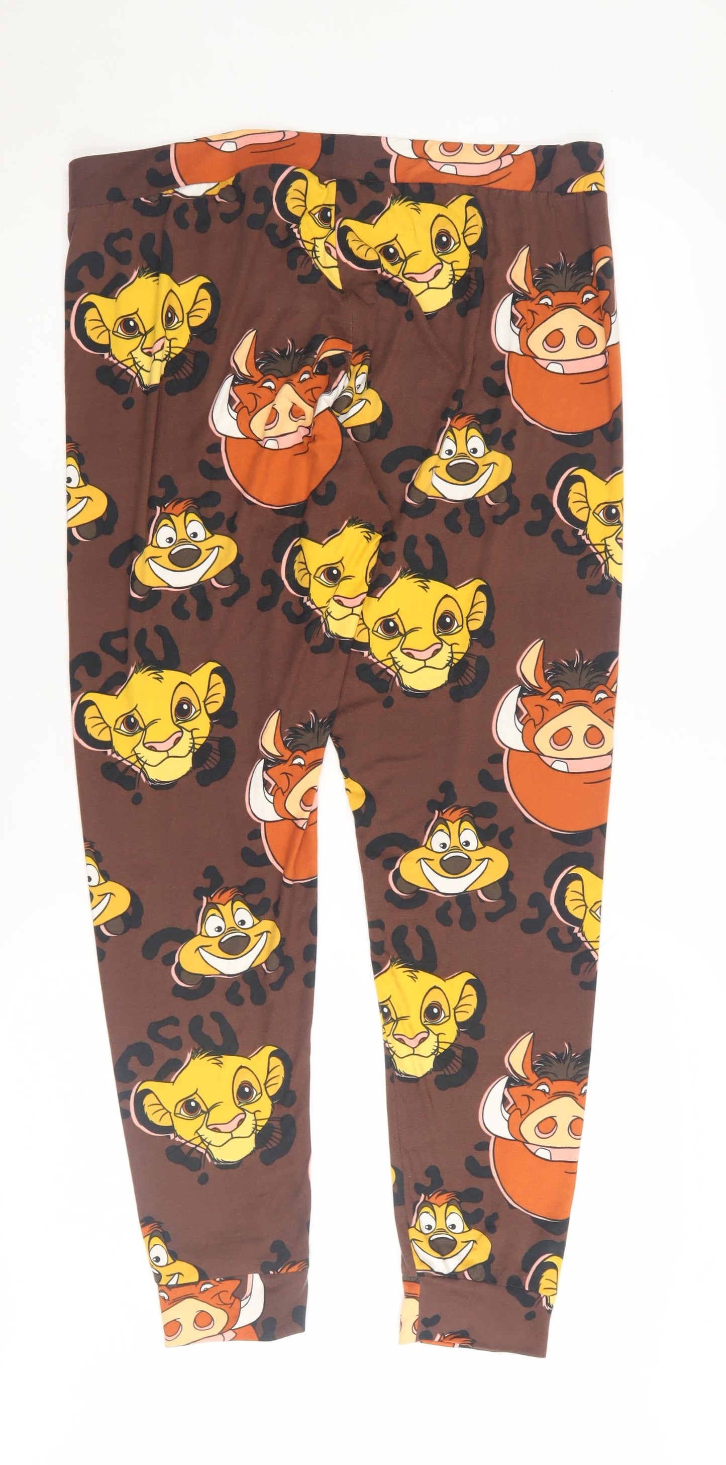 Disney The Lion King Women's Pyjama Pants, Brown, L