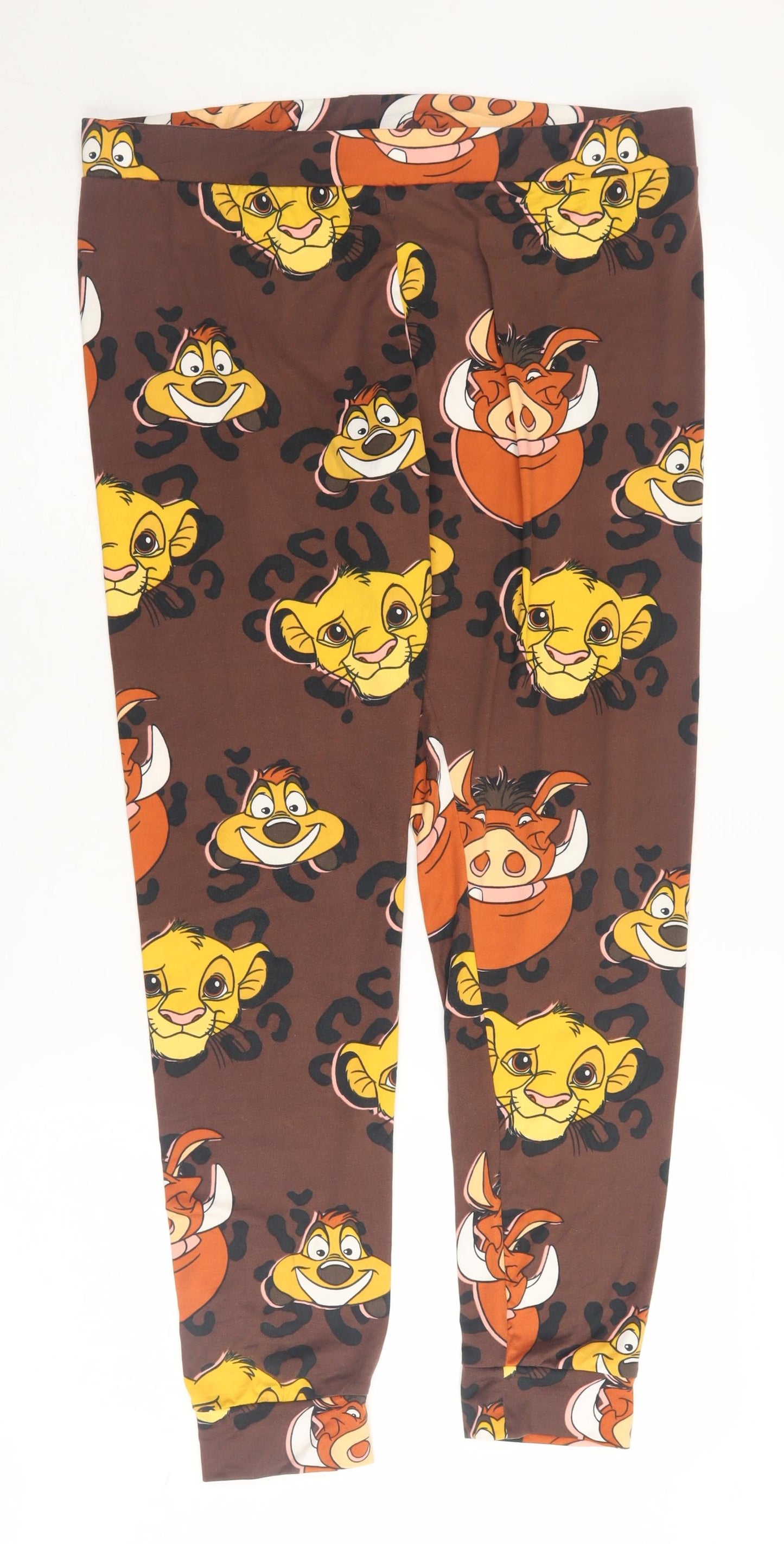 Disney The Lion King Women's Pyjama Pants, Brown, L
