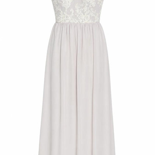 Cocomelody Women's Beige Maxi Dress Formal Size 6