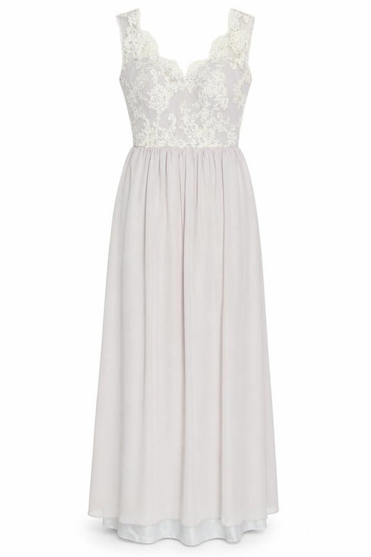 Cocomelody Women's Beige Maxi Dress Formal Size 6