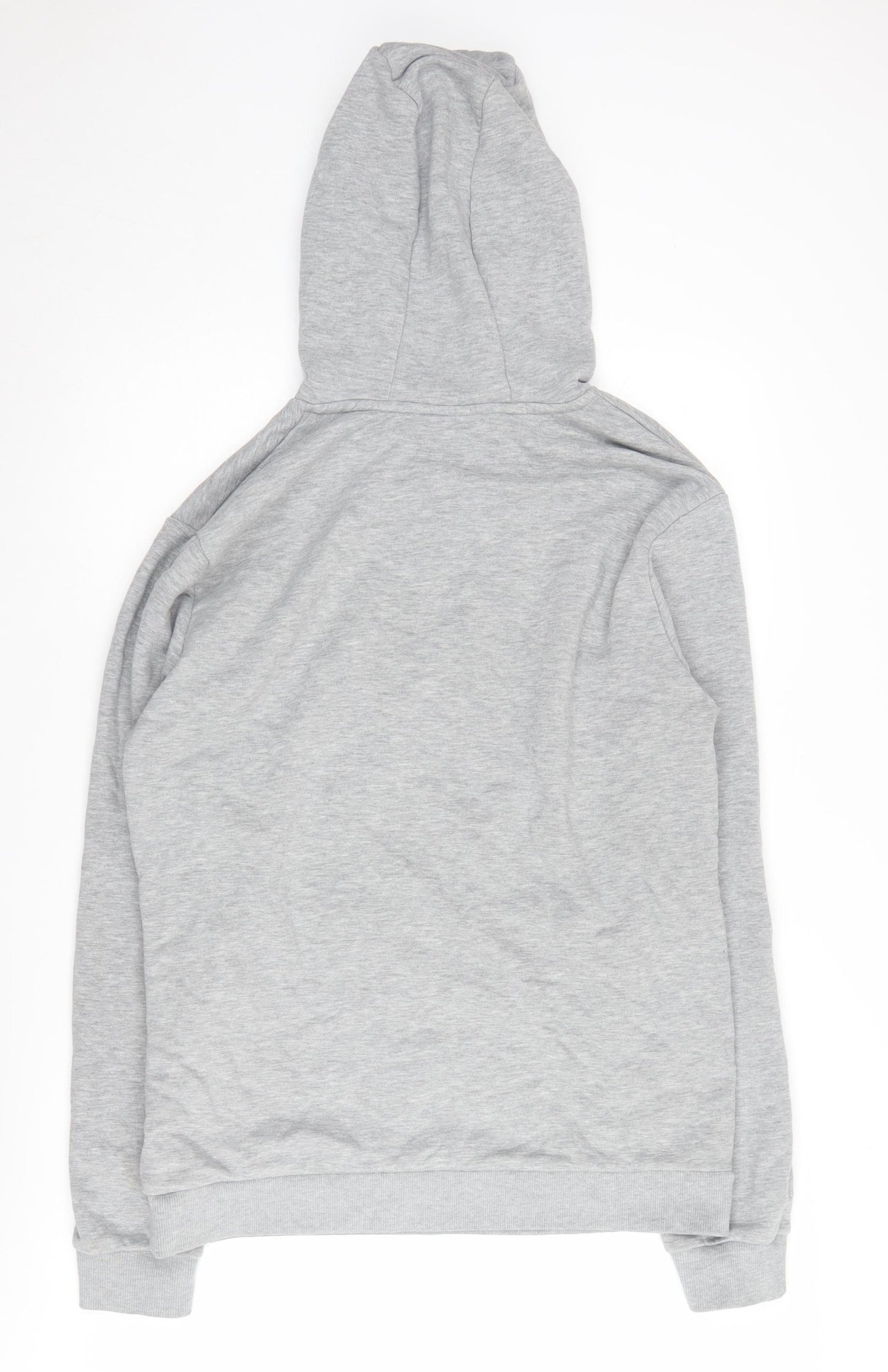 MP Men's Grey Pullover Hoodie, Size L, Regular Fit