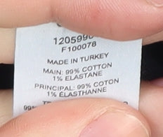 ASOS DESIGN Women's Black Denim Mini Dress