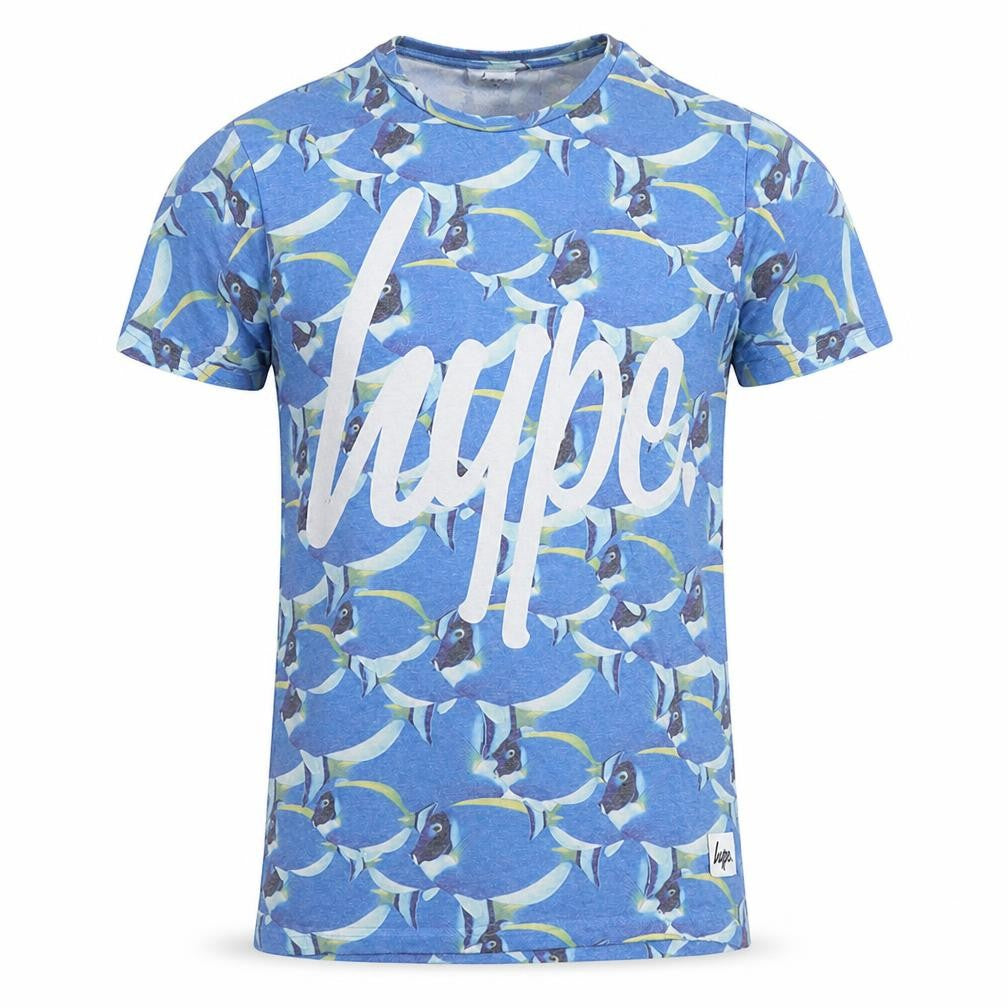 ASOS Unisex Blue Graphic Print T-Shirt XS