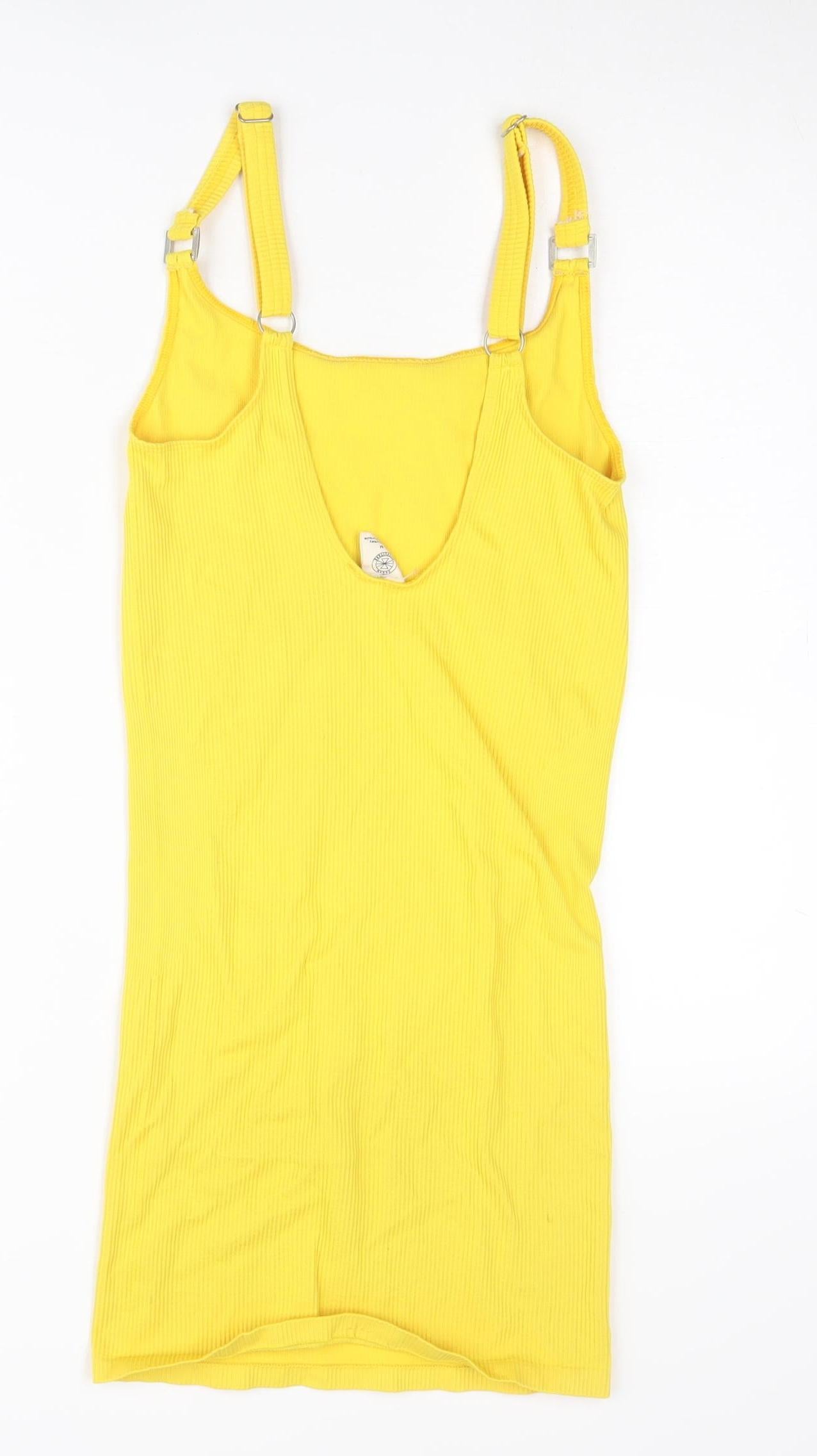 Urban Outfitters Yellow Slip Dress - Women's M
