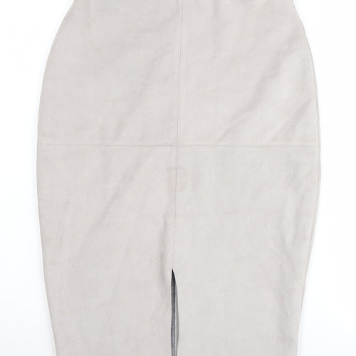 River Island Women's Grey Pencil Skirt Size 8