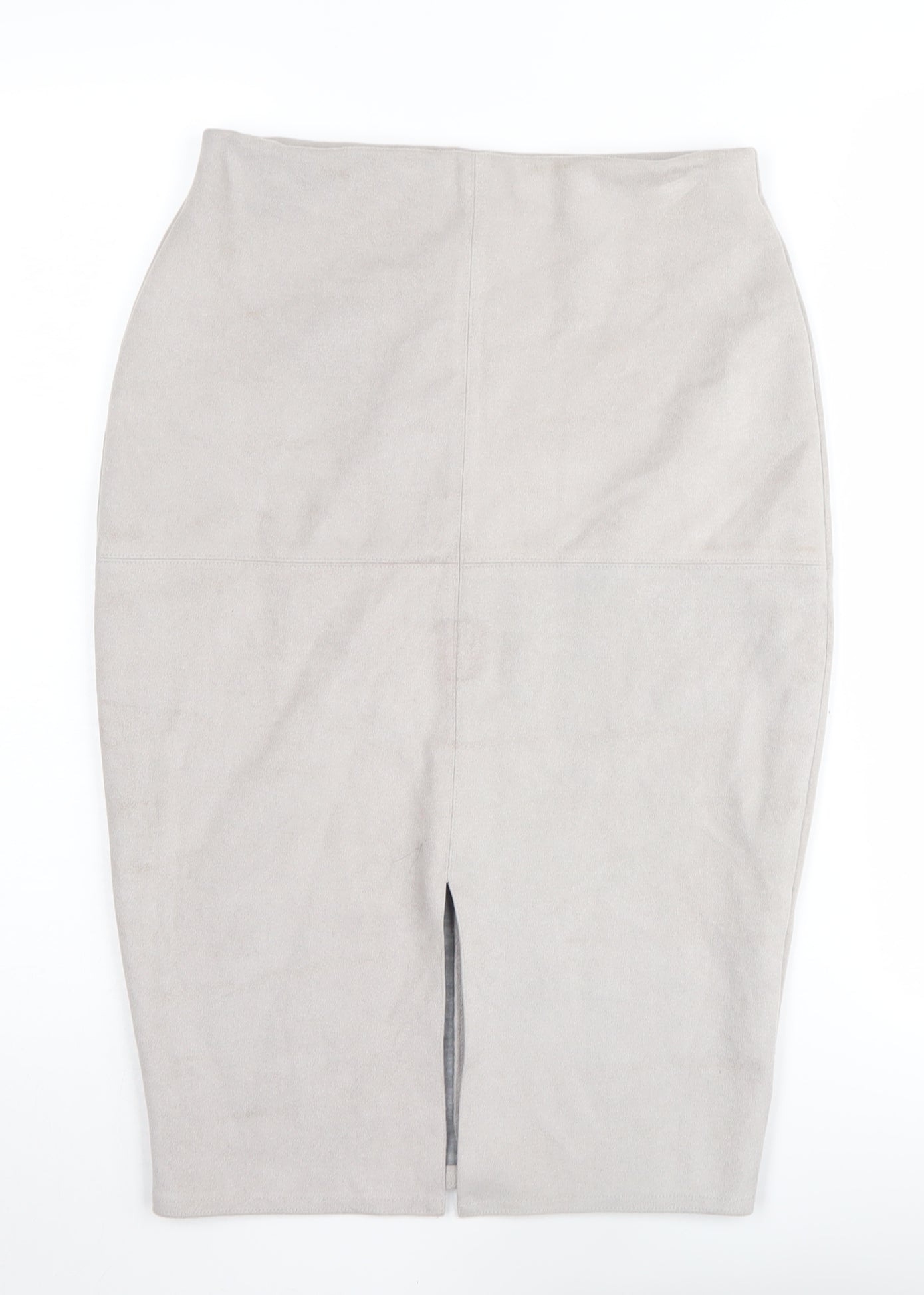 River Island Women's Grey Pencil Skirt Size 8