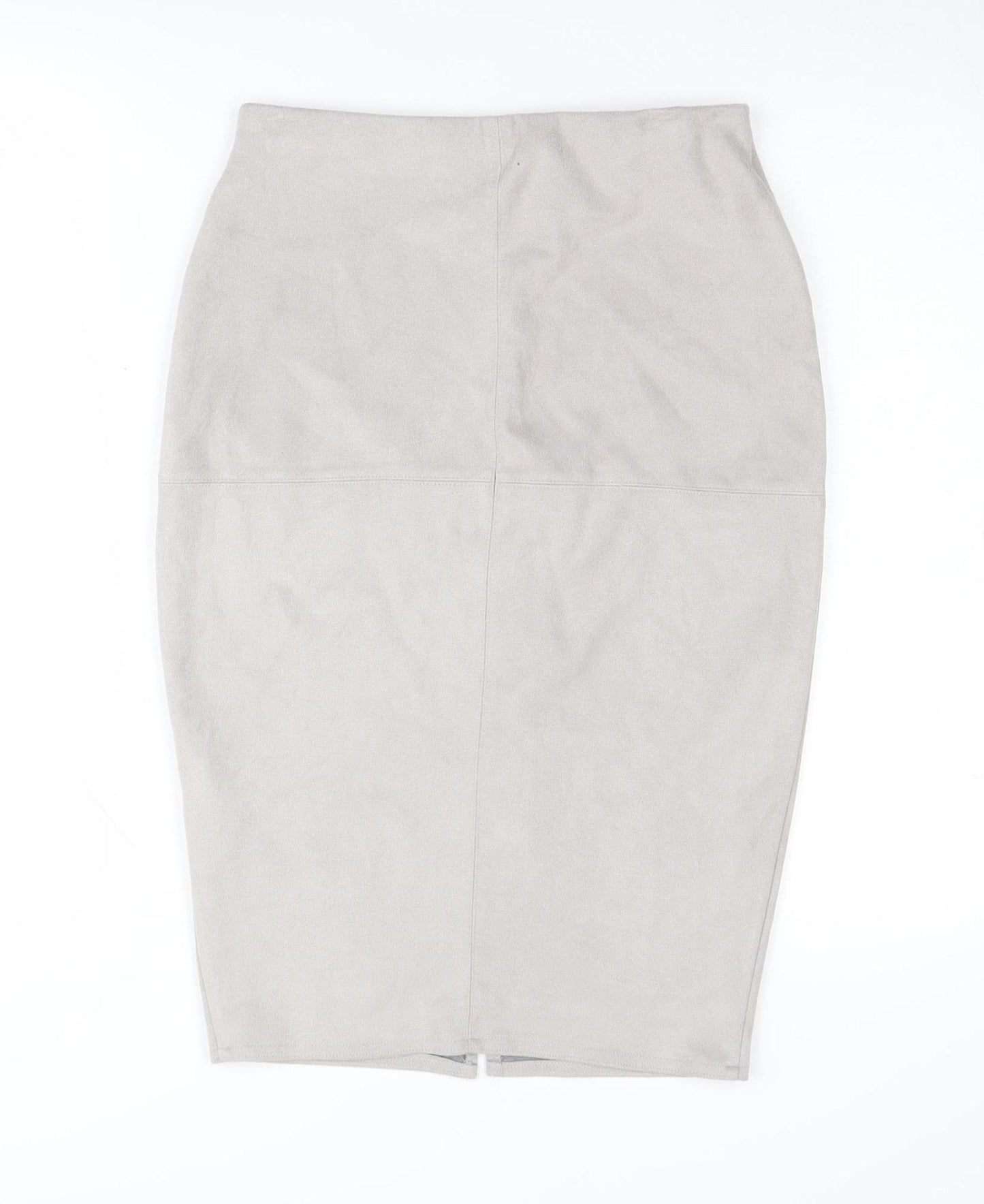 River Island Women's Grey Pencil Skirt Size 8