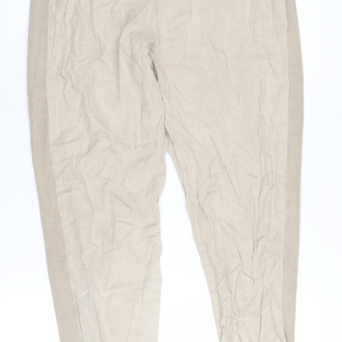 Next Women's Beige Jogger Trousers Size 12