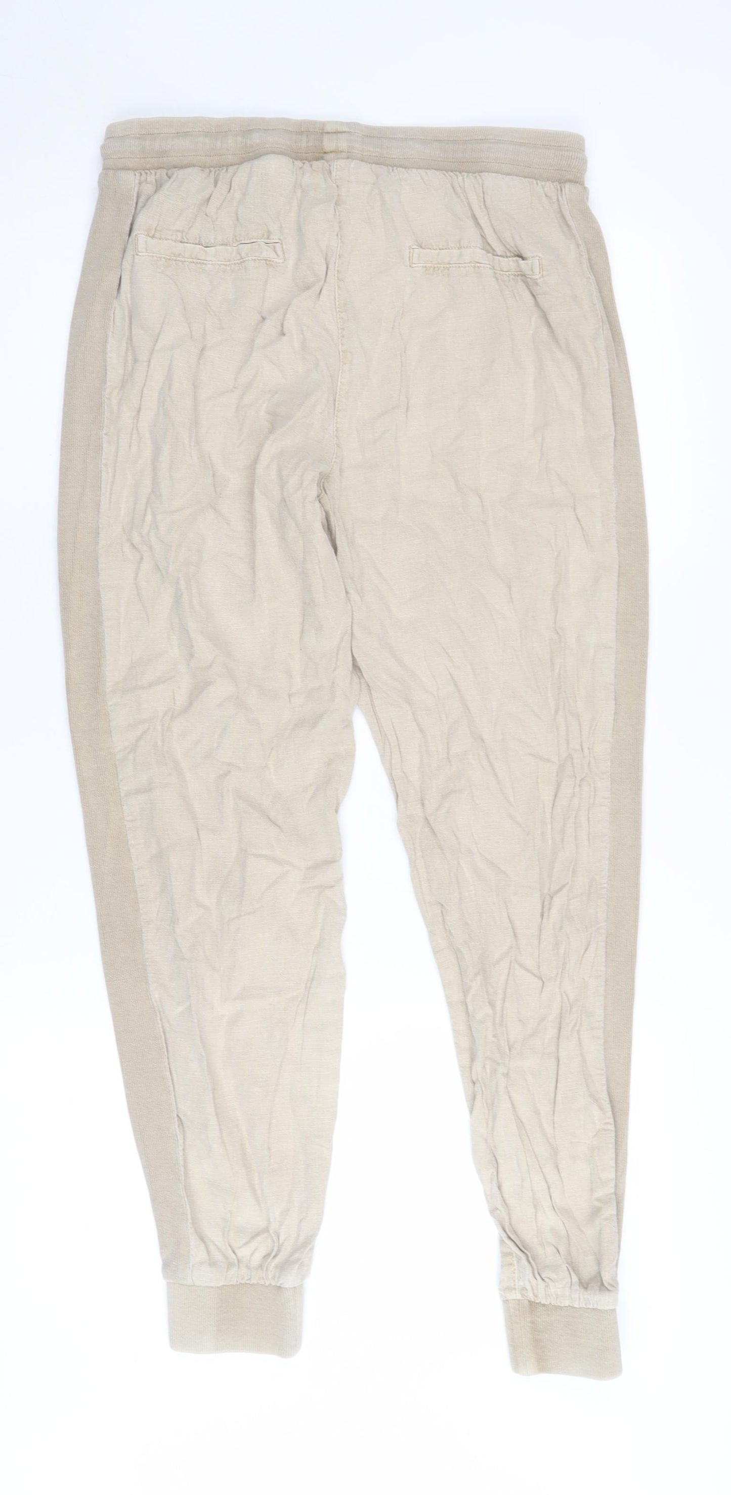 Next Women's Beige Jogger Trousers Size 12