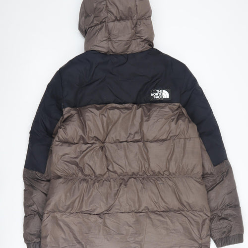 The North Face Women's L Brown Black Puffer Jacket