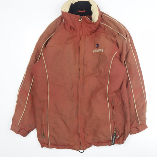 Billabong Women's Brown Jacket Size 2 with Logo