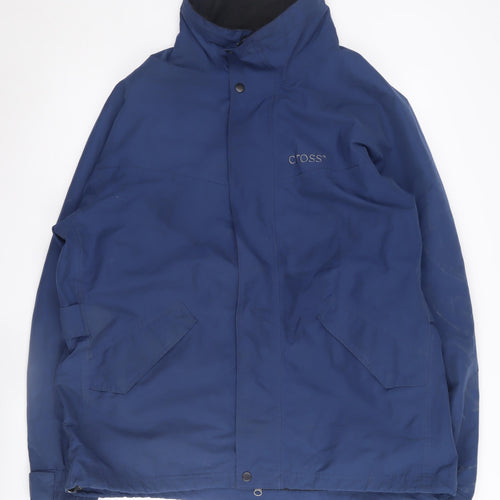 Cross Sportswear Men's Blue L Jacket, Autumn/Winter Casual
