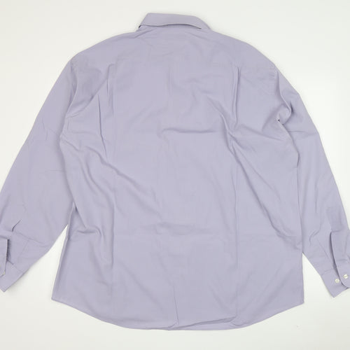 Marks & Spencer Men's Blue XL Formal Dress Shirt