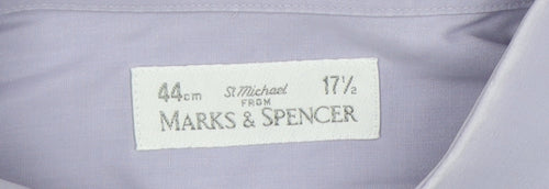 Marks & Spencer Men's Blue XL Formal Dress Shirt