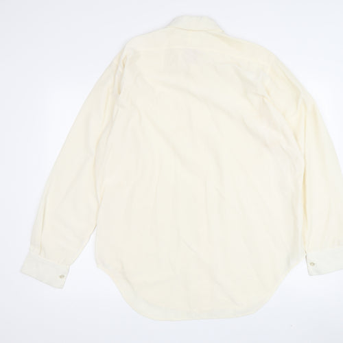 Velesco Women's Ivory Button-Up Shirt Classic 16
