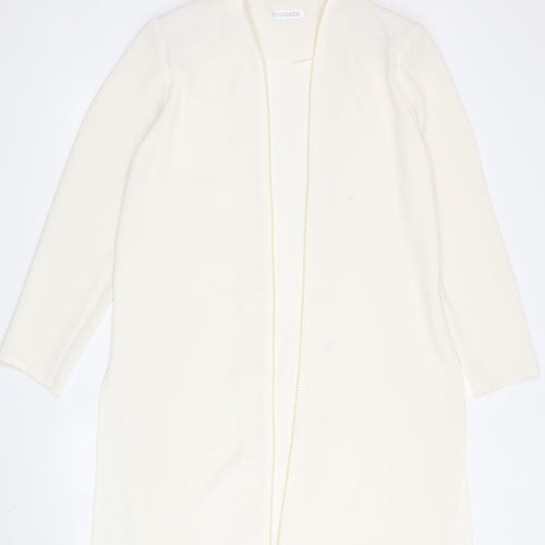Windsmoor Women's Ivory Coat Size 12 Long Sleeve
