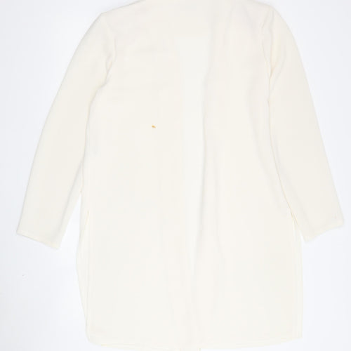 Windsmoor Women's Ivory Coat Size 12 Long Sleeve
