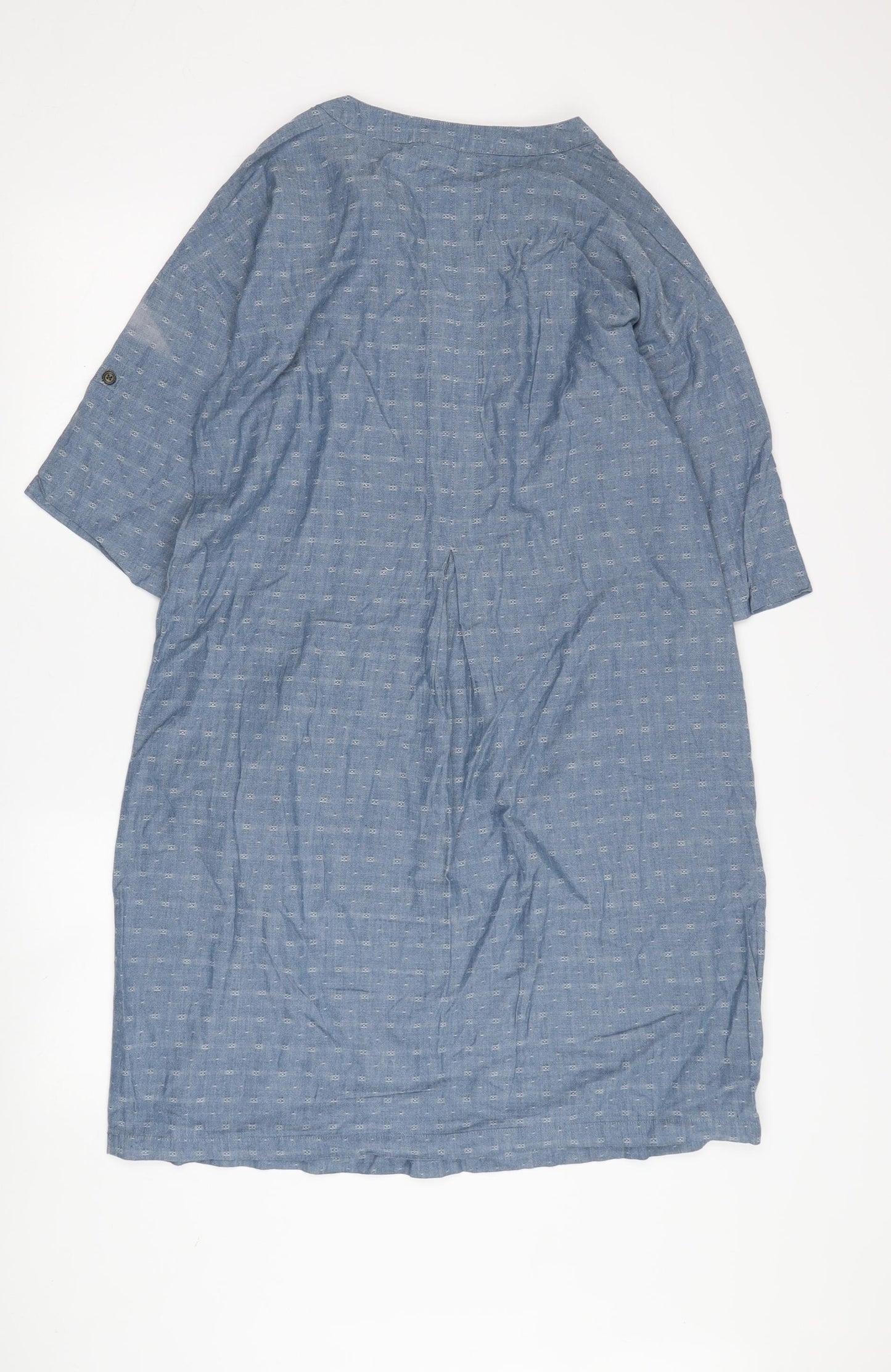 Nomads Women's Blue Button Dress Size 12