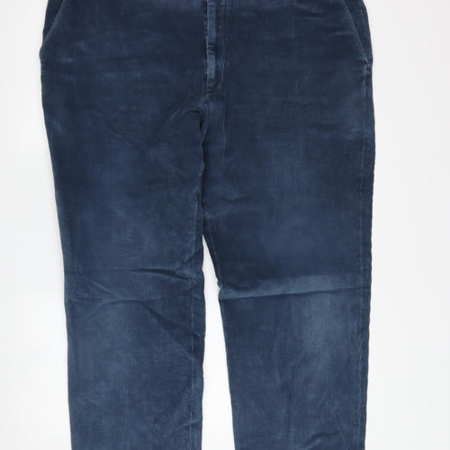 Marks & Spencer Men's Blue Corduroy Trousers 34W